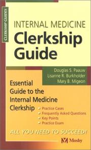 Cover of: Internal Medicine Clerkship Guide (Clerkship Guides)