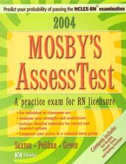 Cover of: 2004 Mosby's Assesstest: A Practice Exam for Rn Licensure