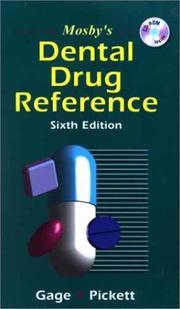 Cover of: Mosby's Dental Drug Reference (Mosby's Dental Drug Consult)
