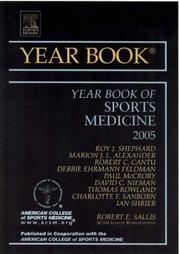 Cover of: Year Book of Sports Medicine