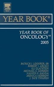 Cover of: Year Book of Oncology (Year Books) by Patrick J. Loehrer, Patrick J. Loehrer