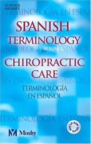 Cover of: Spanish Terminology for Chiropractic Care