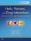 Cover of: Herb, Nutrient, and Drug Interactions