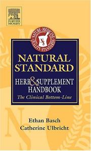 Cover of: Natural Standard Herb and Supplement Handbook: The Clinical Bottom Line