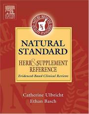 Cover of: Natural Standard Herb and Supplement Reference by Catherine E. Ulbricht, Ethan M. Basch
