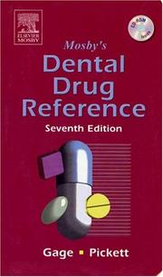 Cover of: Mosby's Dental Drug Reference