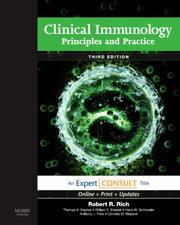 Cover of: Clinical Immunology: Principles and Practice: Expert Consult with Updates