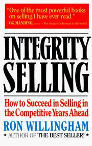 Cover of: Integrity Selling