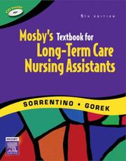 Cover of: Mosby's Textbook for Long-Term Care Nursing Assistants