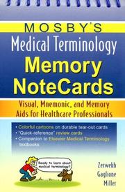 Cover of: Mosby's Medical Terminology Memory NoteCards