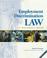 Cover of: Employment discrimination law