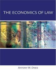 Cover of: Economics of Law: Property, Contracts and Obligations with Economic Applications