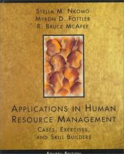 Cover of: Applications in Human Resource Management | Stella M. Nkomo