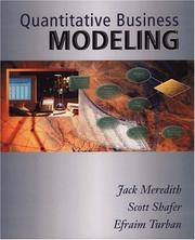 Cover of: Quantitative Business Modeling