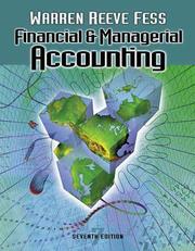Cover of: Financial & managerial accounting by Carl S. Warren