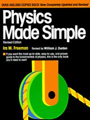 Cover of: Physics made simple by Ira Maximilian Freeman
