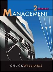 Cover of: Management With Infotrac by Chuck Williams