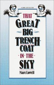 Cover of: That great big trenchcoat in the sky by Marc Lovell