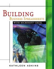 Cover of: Building Business Spreadsheets with Excel