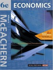 Cover of: Economics by William A. McEachern, William A. McEachern