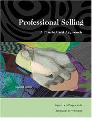 Cover of: Professional Selling: A Trust-Based Approach