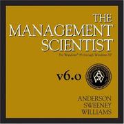 Cover of: The Management Scientist, Version 6.0