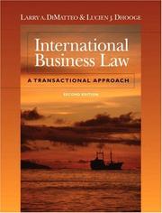 Cover of: International Business Law | Larry DiMatteo