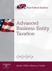 Cover of: West Federal Taxation 2005: Advanced Business Entities