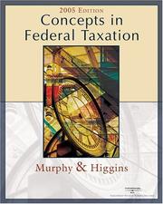 Cover of: Concepts in Federal Taxation 2005 (Concepts in Federal Taxation)