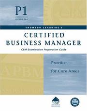 Cover of: Certified Business Manager Exam Preparation Guide, Part 1, Vol. 2: Practice for Core Areas