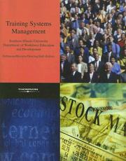 Cover of: Training Systems Management, SIU Edition: WED 469 - Training Systems Management, Southern Illinois University