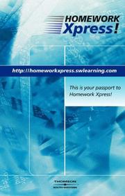 Cover of: Homework Xpress! Student Access Card