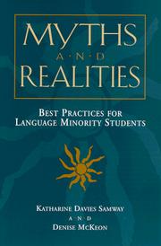 Cover of: Myths and realities: best practices for language minority students