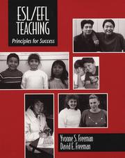 Cover of: ESL/EFL teaching: principles for success
