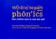 Cover of: Whole to Part Phonics