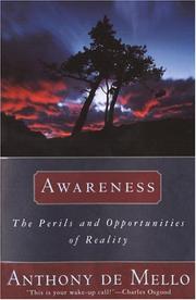 Cover of: Awareness by Anthony De Mello