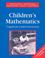 Cover of: Children's mathematics