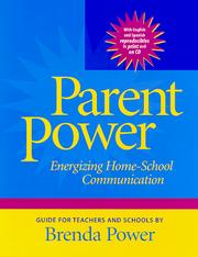 Cover of: Parent Power: Energizing Home-School Communication