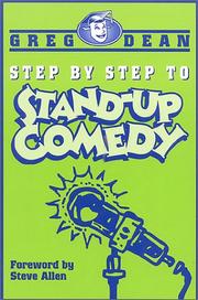 Step by step to stand-up comedy by Greg Dean