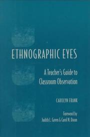 Cover of: Ethnographic Eyes by Carolyn Frank, Carolyn Frank