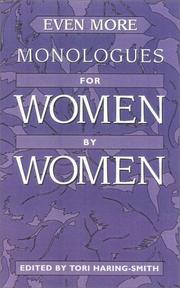 Cover of: Even More Monologues for Women by Women