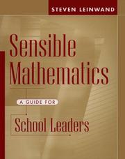 Cover of: Sensible Mathematics: A Guide for School Leaders