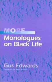 Cover of: More monologues on Black life