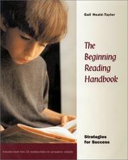 Cover of: The Beginning Reading Handbook by Gail Heald-Taylor