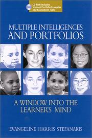 Cover of: Multiple Intelligences and Portfolios by Evangeline Harris Stefanakis