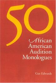 Cover of: 50 African American audition monologues