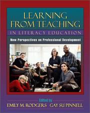 Cover of: Learning from Teaching in Literacy Education: New Perspectives on Professional Development