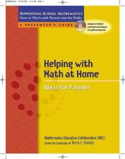 Cover of: How to help your child with math at home: mathematics education collaborative