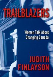 Cover of: Trailblazers: women talk about changing Canada