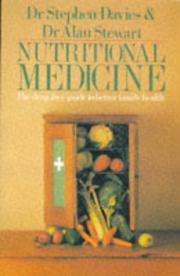 Cover of: Nutritional Medicine by Stephen Davies, Alan Stewart